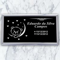 Imagem de Placa Infantil ACM 042 - 23cm x 13cm (ursinho)